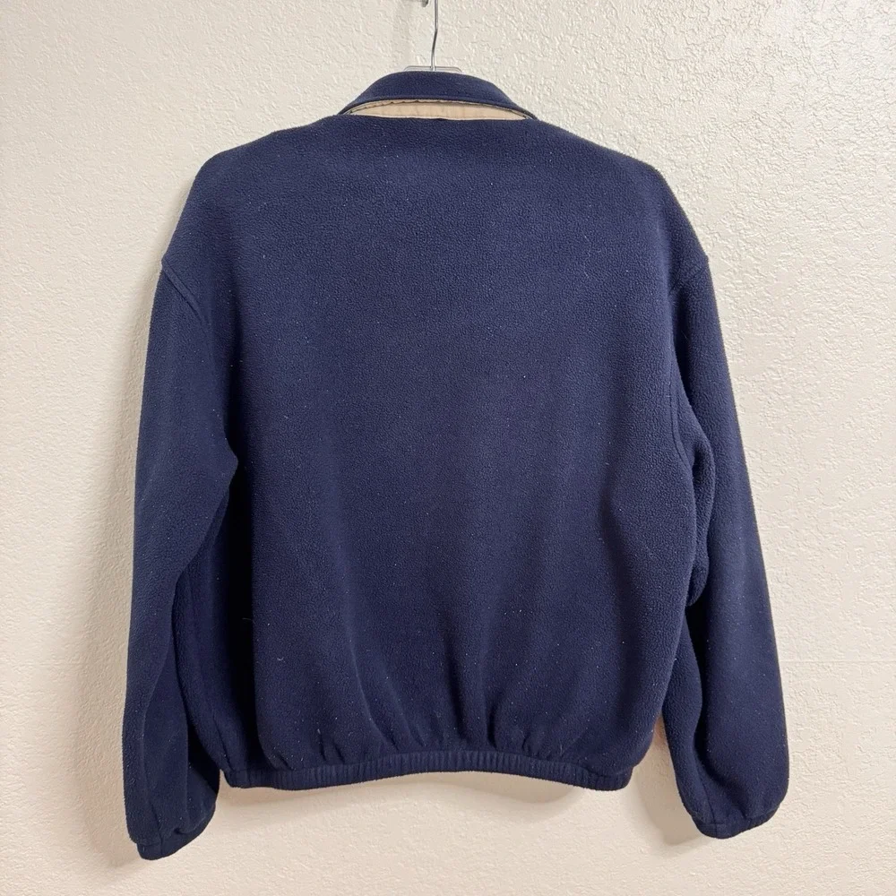 Vtg Polo Ralph Lauren Harrington Jacket Men XL Blue Fleece Classic‎ USA Made